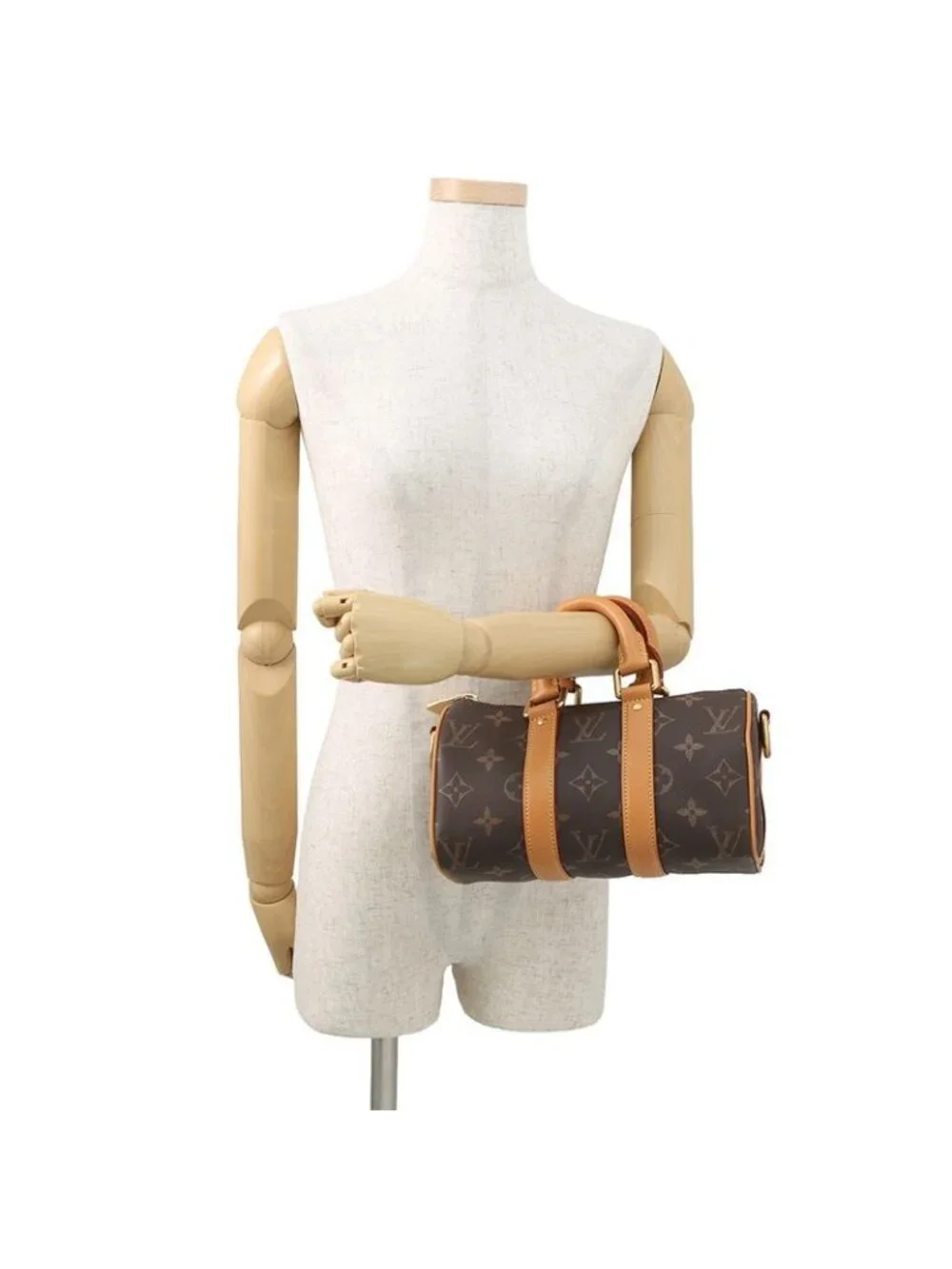 ★SOLD★ Louis Vuitton Handbag Otre Cuir Monogram Keepall Bandouliere 25 Bag 2-Way - Picture 4 of 10